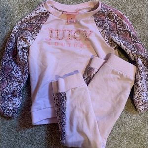 Juicy Couture toddler sweatsuit
